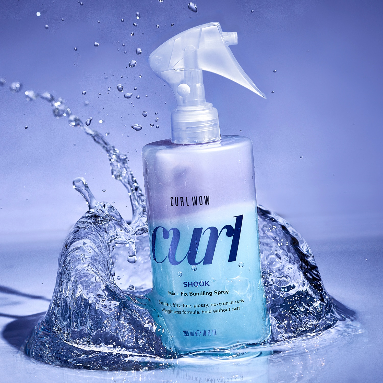 Shook - Spray fijador para cabello rizado