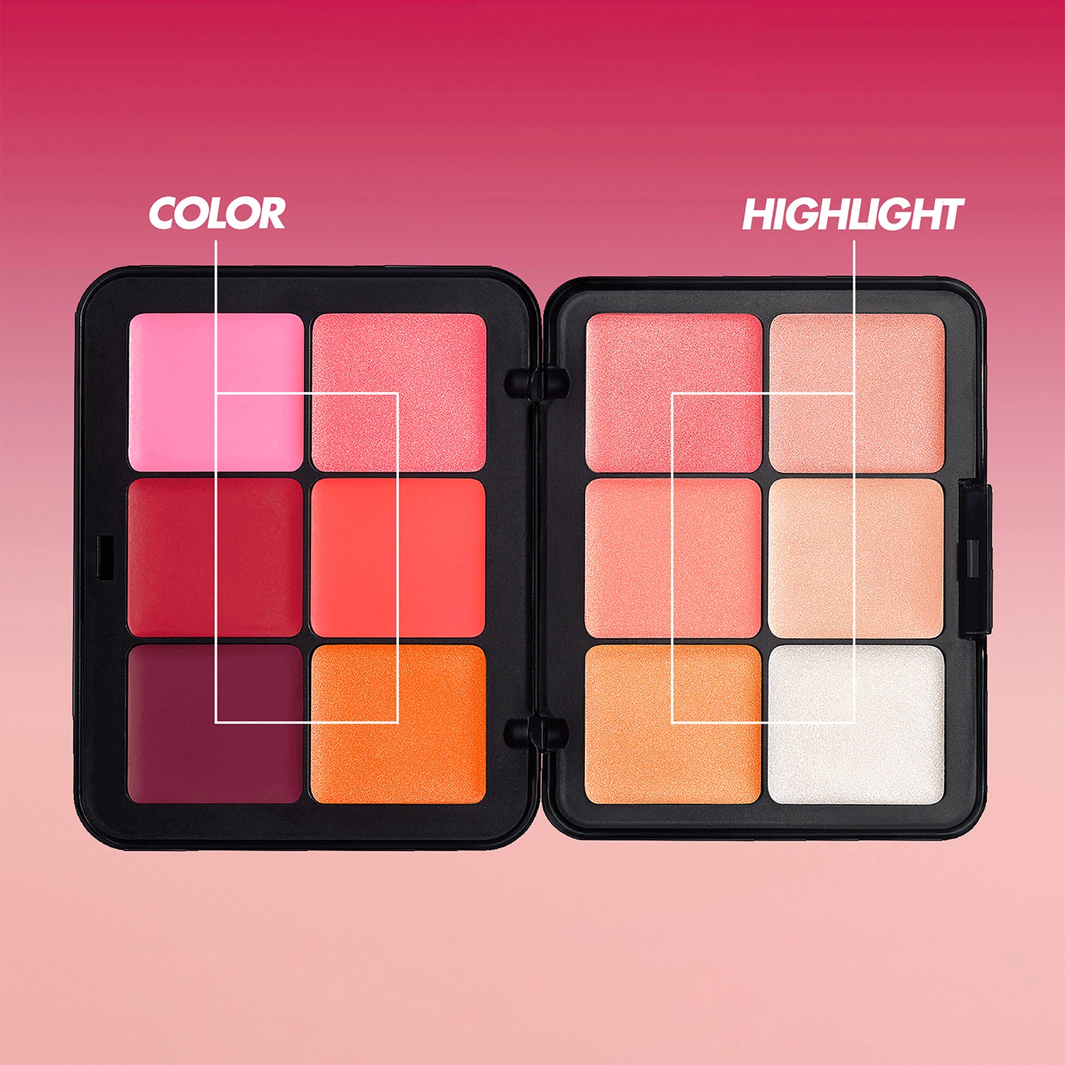 HD Skin Blush & Glow - Paleta Blush & Highlighter Cr&egrave;me