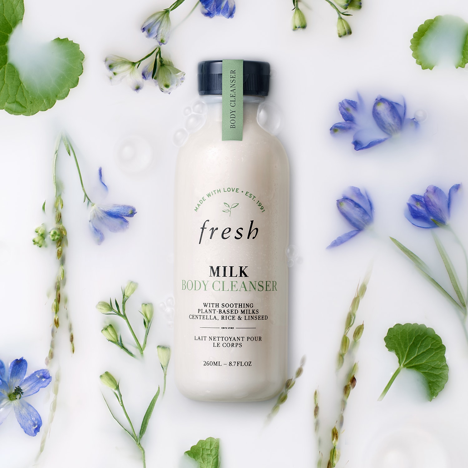 Milk Body Cleanser - Jab&oacute;n Corporal Hidratante Con Leche Vegetal