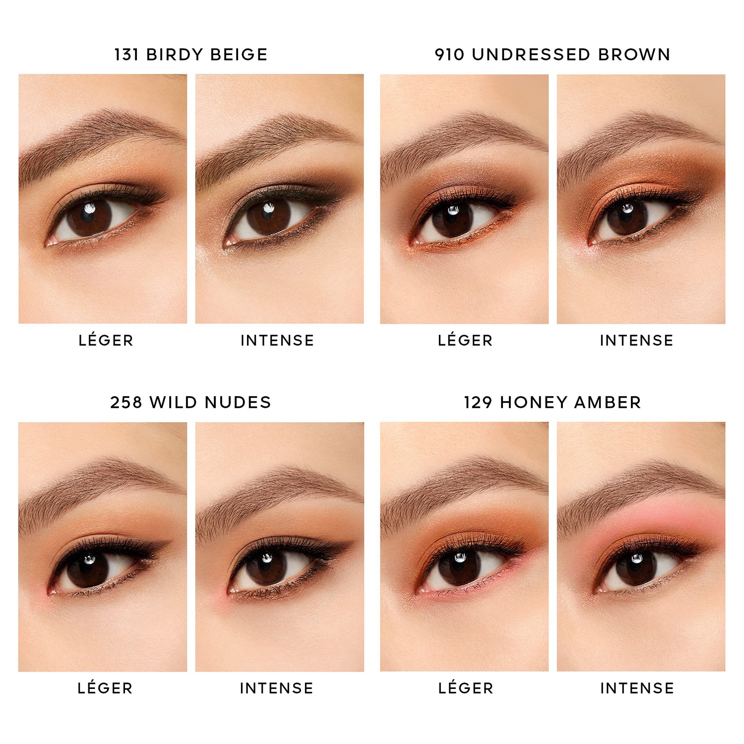 Ombres G - Sombras de ojos en 4 tonos