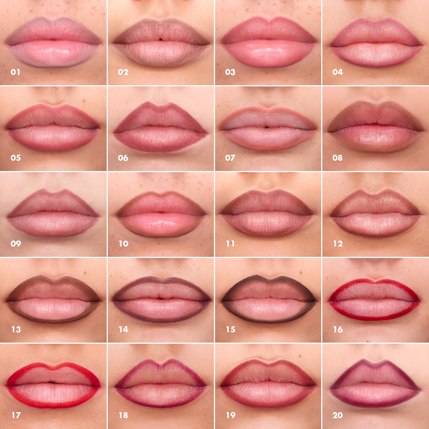 8HR Colorful Lip Liner - L&aacute;piz de labios sin transferencia