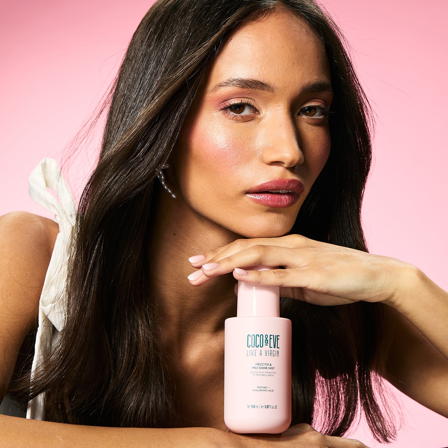 Bruma antiencrespamiento y potenciador del brillo - P&eacute;ptidos + &aacute;cido hialur&oacute;nico