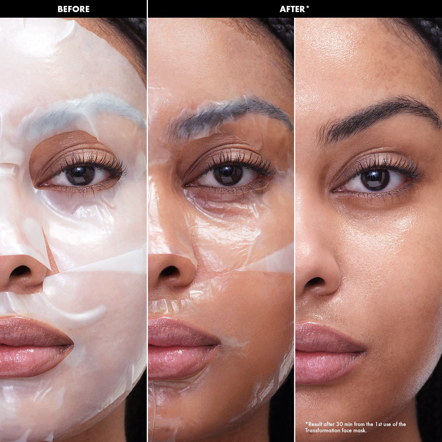 Mascarillas Transformaci&oacute;n - Mascarillas faciales hidrogel - Vitamina C P&eacute;ptidos