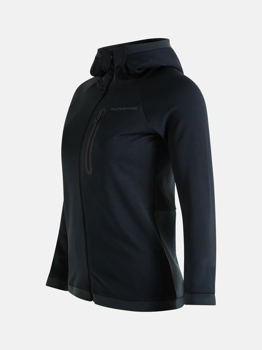 WOMAN'S LIGHT ZIP HOOD (050 BLACK)