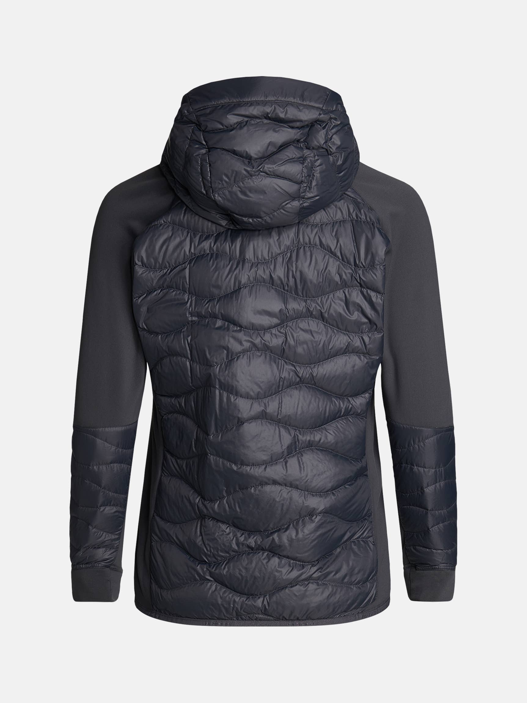 MEN'S HELIUM HYBRID DOWN HOOD JACKET (G01 MOTION GREY)