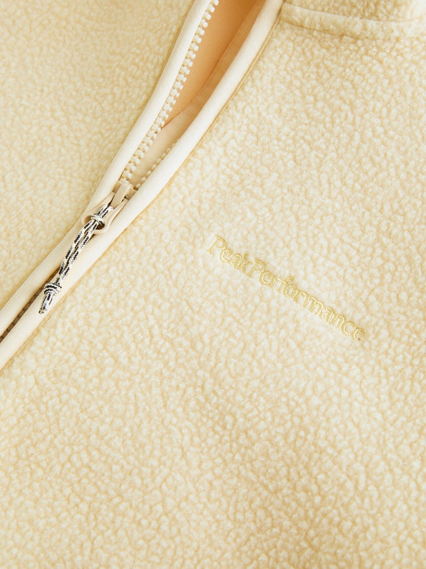 WOMEN'S PILE ZIP JACKET PALE (N02)