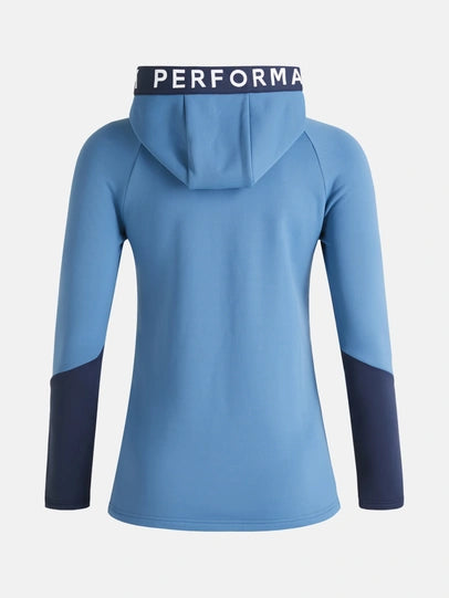 WOMAN'S RIDER ZIP HOOD (B03 SHALLOW/2N3 BLUE SHADOW)