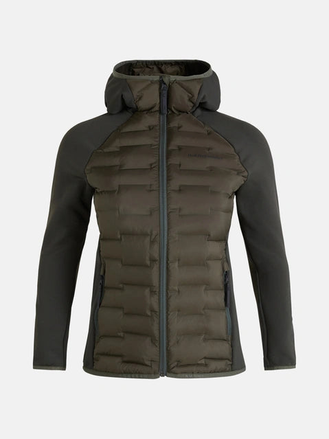WOMEN'S ARGON HYBRID HOOD FOREST NIGHT (4BT) / OLIVE EXTREME (4CC)