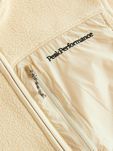 MEN'S PILE ZIP VEST (N02 PALE)