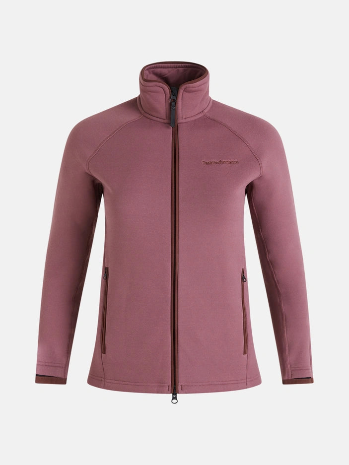 WOMAN'S CHILL ZIP JACKET (P15 ROSE BROWN / N03 SPOTE)