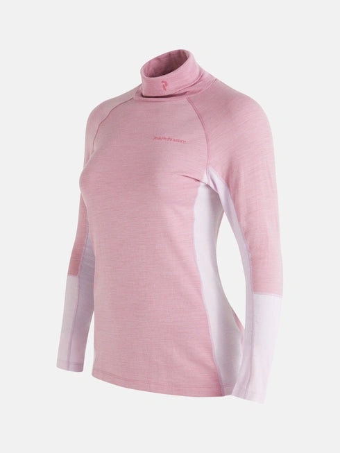 WOMAN'S MAGIC ROLLNECK (P12 BITTER ROOT MELANGE / 53B COLD BLUSH)