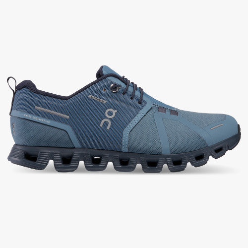 WOMAN'S ON CLOUD 5 WATERPROOF (METAL / NAVY)