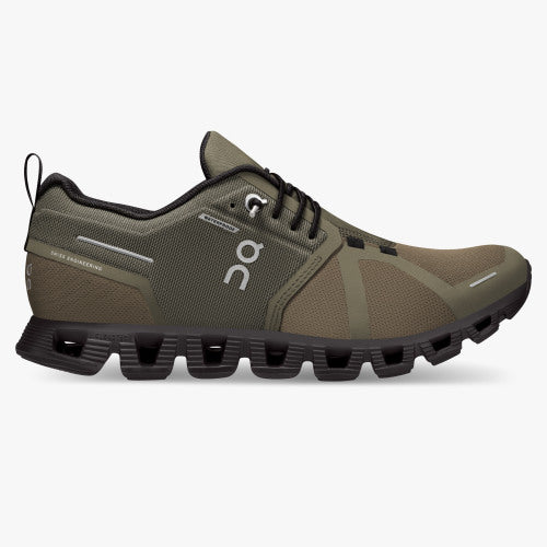 WOMAN'S ON CLOUD 5 WATERPROOF (OLIVE/BLACK)