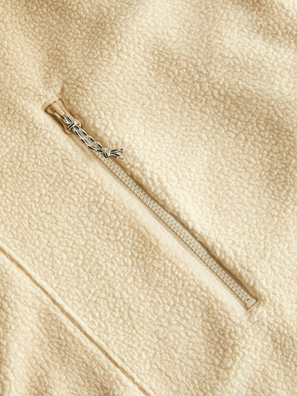 MEN'S PILE ZIP VEST (N02 PALE)