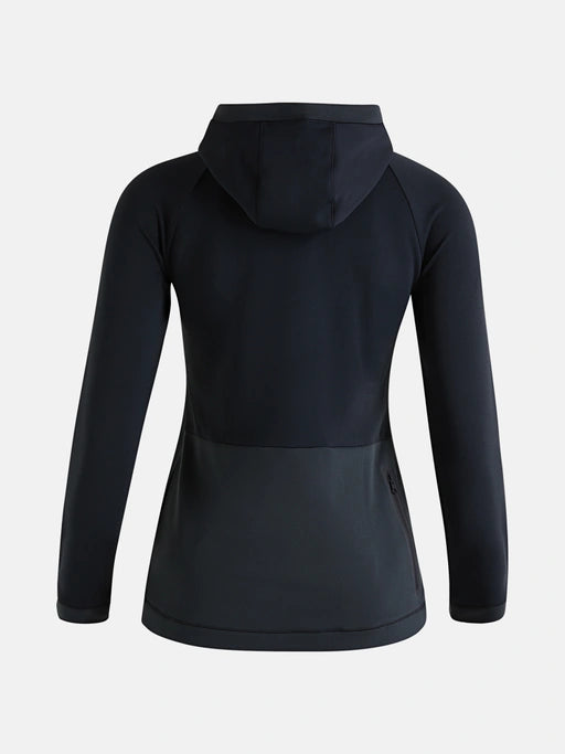 WOMAN'S LIGHT ZIP HOOD (050 BLACK)