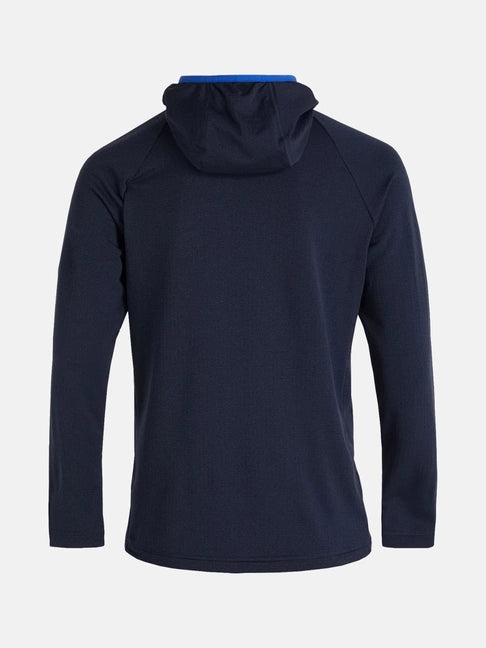 MEN'S LIGHT ZIP HOOD FLEECE (2AC SALUTE BLUE / 2BC ISLAND BLUE