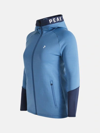 WOMAN'S RIDER ZIP HOOD (B03 SHALLOW/2N3 BLUE SHADOW)