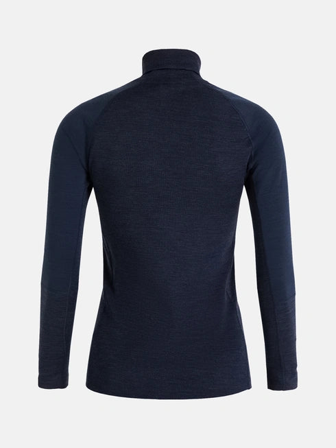 WOMAN'S MAGIC ROLLNECK (2N3 BLUE SHADOW / MELANGE)