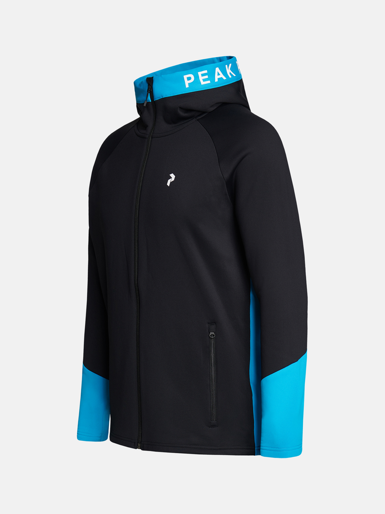 MEN'S RIDER ZIP HOOD (962 SCUBA/BLACK)