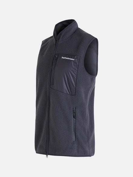 MEN'S PILE ZIP VEST (06P IRON CAST)