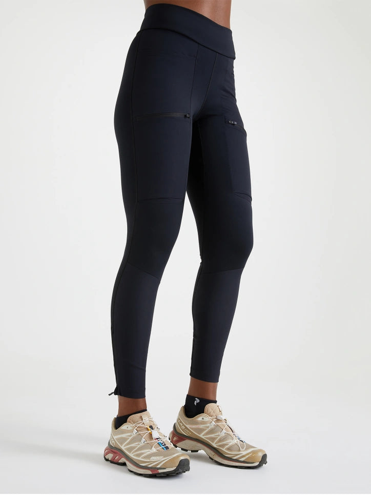 WOMAN'S VILIGHT TRACK TIGHTS (050 BLACK)