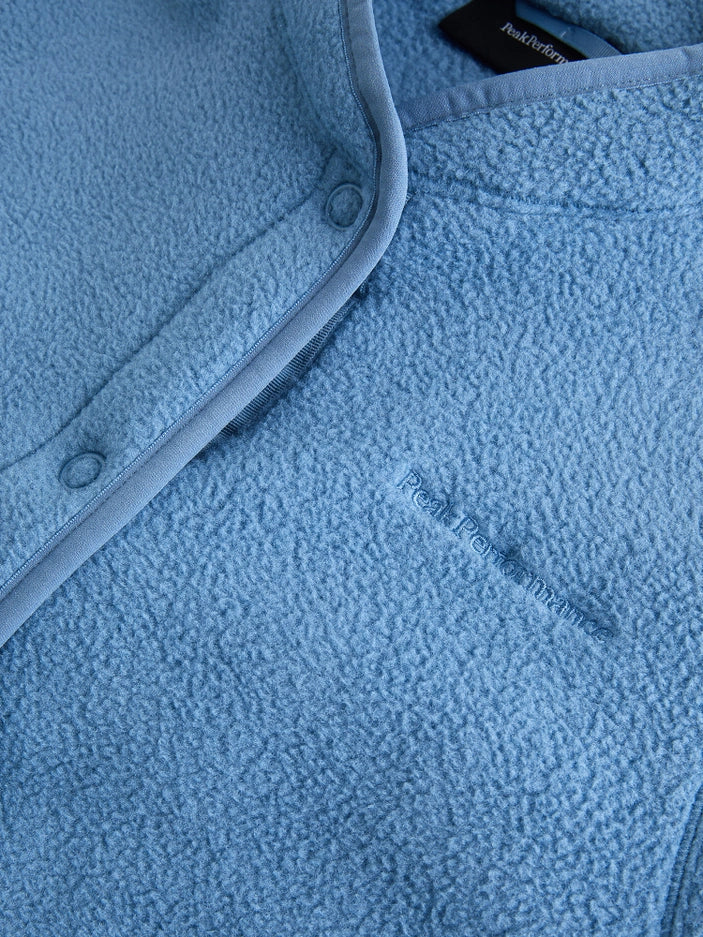 WOMAN'S FLEECE SNAP CARDIGAN (B03 SHALLOW)