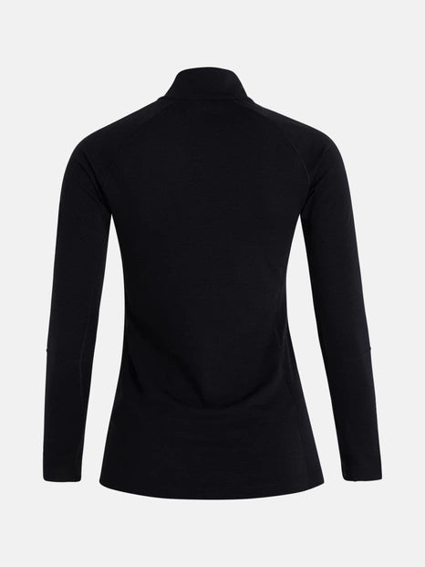 WOMAN'S MAGIC HALF ZIP (050 BLACK)