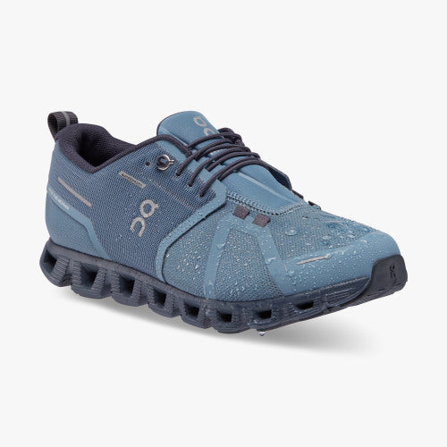 WOMAN'S ON CLOUD 5 WATERPROOF (METAL / NAVY)