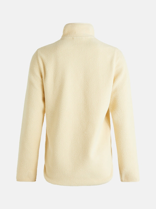 WOMEN'S PILE ZIP JACKET PALE (N02)