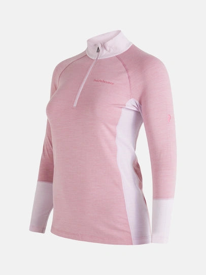WOMAN'S MAGIC HALF ZIP (P12 BITTER ROOT/53B COLD BLUSH)