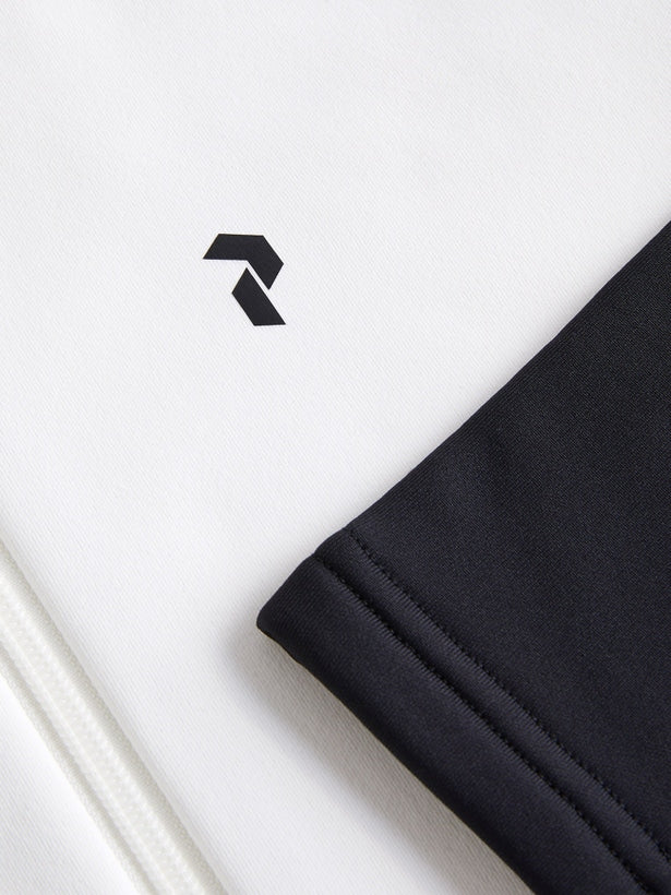 WOMAN'S RIDER ZIP HOOD OFFWHITE (099) / BLACK (050) / OFFWHITE (099)