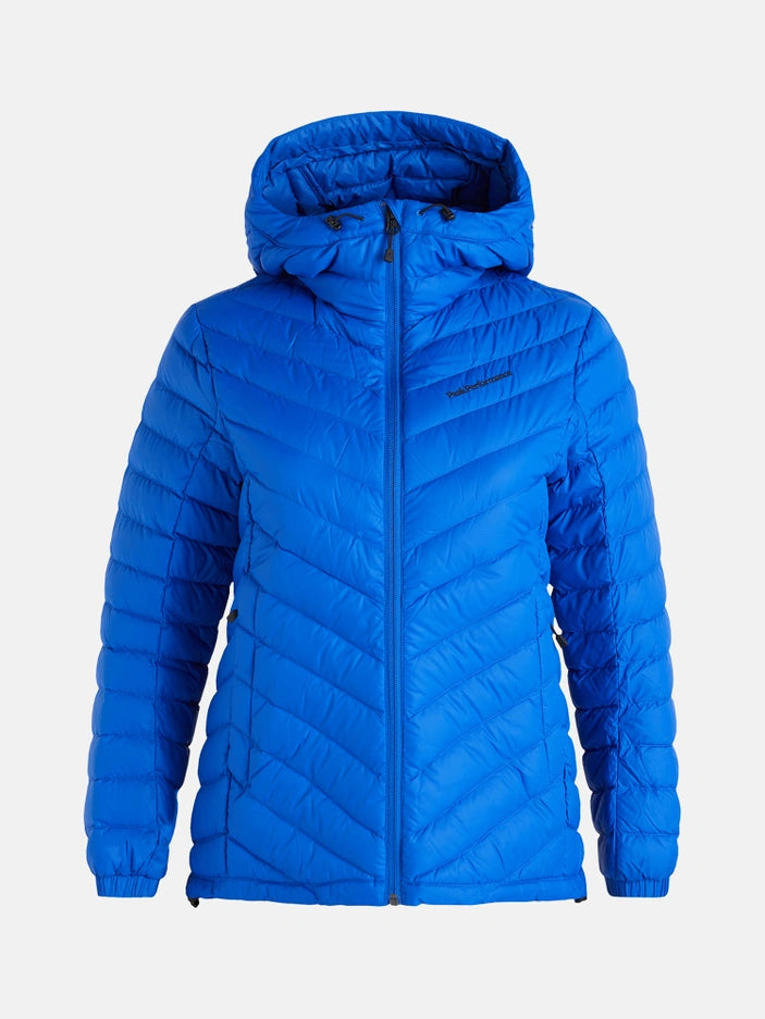 WOMAN'S FROST DOWN HOOD JACKET (2BC ISLAND BLUE)