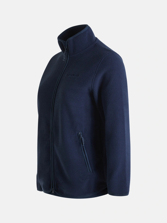 WOMAN'S PILE ZIP JACKET (2N3 BLUE SHADOW)