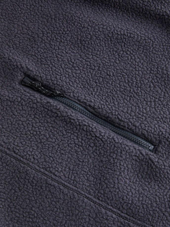 MEN'S PILE ZIP JACKET IRON CAST (06P)