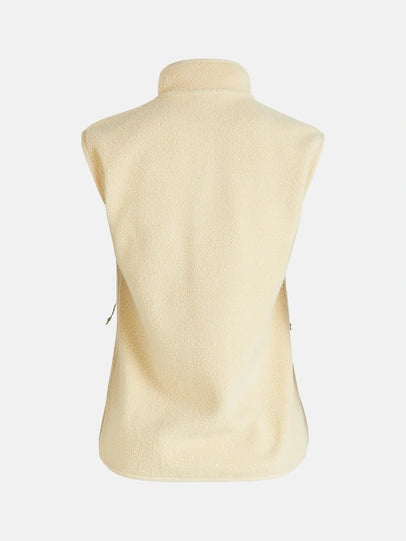 WOMAN'S PILE ZIP VEST (N02 PALE)