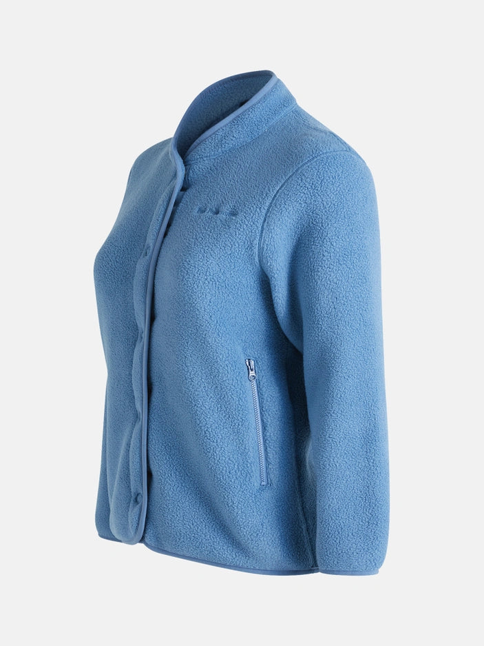 WOMAN'S FLEECE SNAP CARDIGAN (B03 SHALLOW)