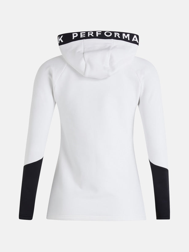 WOMAN'S RIDER ZIP HOOD OFFWHITE (099) / BLACK (050) / OFFWHITE (099)