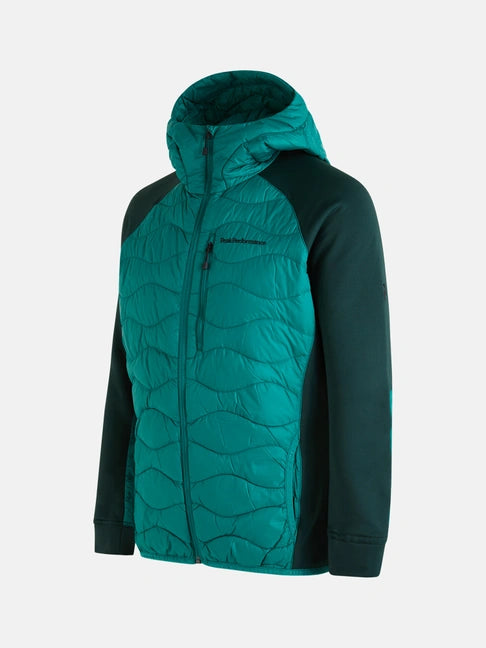 MEN'S HELIUM HYBRID HOOD JACKET (GI1 GREEN IVY / 4CA SCARAB GREEN)