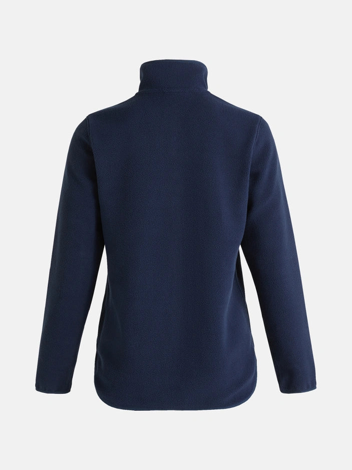 WOMAN'S PILE ZIP JACKET (2N3 BLUE SHADOW)