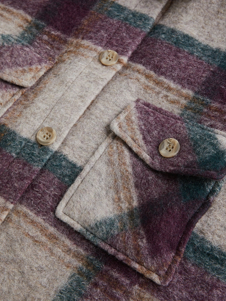 WOMEN'S KELLY WOOL SHIRT (136 CHECK)