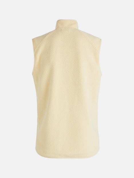 MEN'S PILE ZIP VEST (N02 PALE)