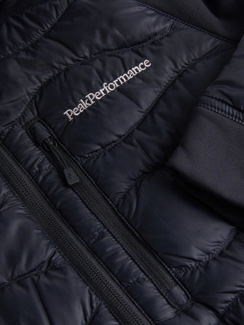 WOMAN'S HELIUM HYBRID DOWN HOOD JACKET (BLACK)