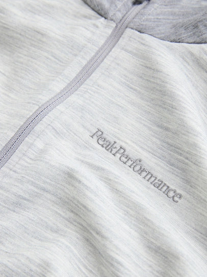 WOMAN'S MAGIC HALF ZIP (M03 MED GREY MELANGE/ M08 GREY MELANGE)