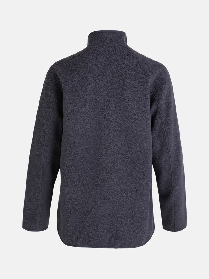 MEN'S PILE ZIP JACKET IRON CAST (06P)