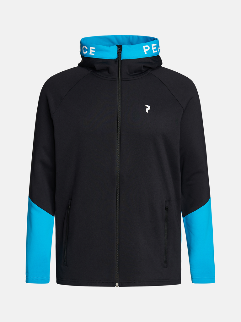 MEN'S RIDER ZIP HOOD (962 SCUBA/BLACK)