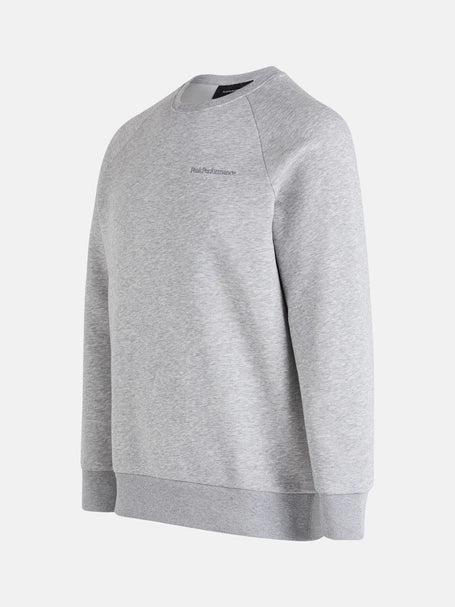 MEN'S ORIGINAL SMALL LOGO CREW (M03 MED GREY MELANGE)