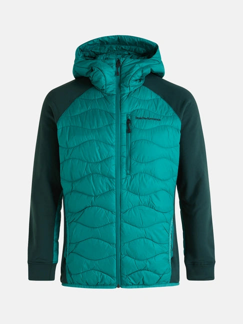 MEN'S HELIUM HYBRID HOOD JACKET (GI1 GREEN IVY / 4CA SCARAB GREEN)
