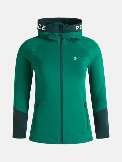 WOMAN'S RIDER ZIP HOOD (GI1 GREEN IVY / 4CA SCARAB GREEN)