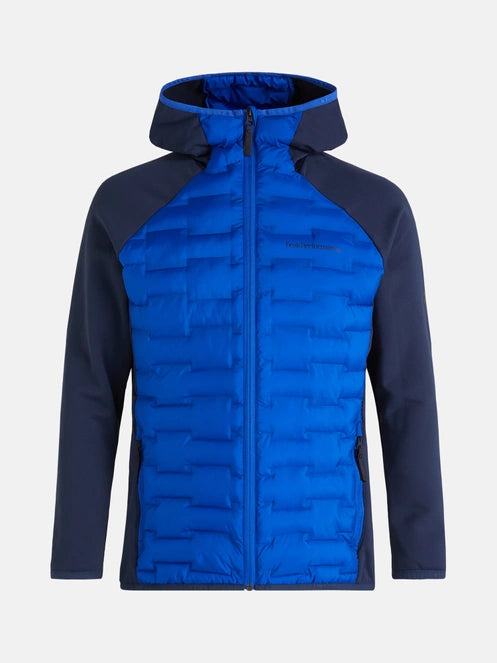MEN'S ARGON HYBRID HOOD JACKET (ISLAND BLUE)