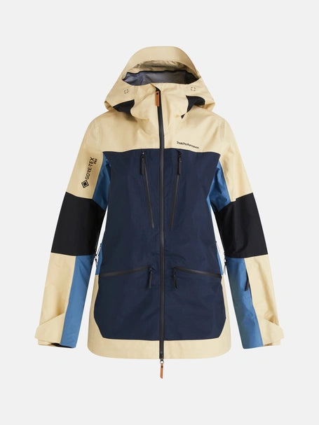 WOMAN'S VERTICAL GORE-TEX PRO 3L JACKET (N02 PALE/2N3 BLUE SHADOW/B03 SHALLOW
